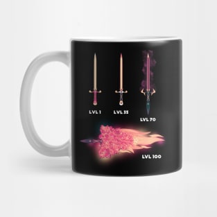 Funny MMORPG Fact Weapons When You Level Up Mug